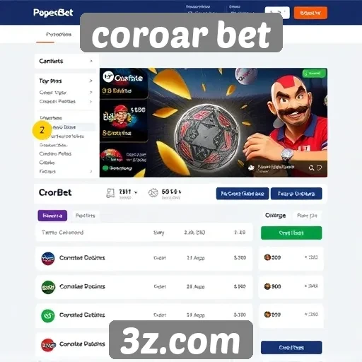 Recursos exclusivos do site Coroar Bet